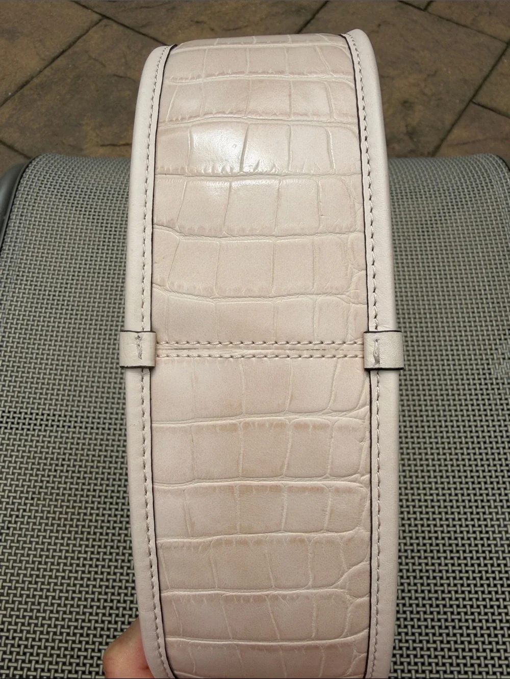 NWT Coach Croc-Embossed Coachtopia Ergo Bag